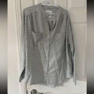 brand new aerie lightweight button up sweatshirt